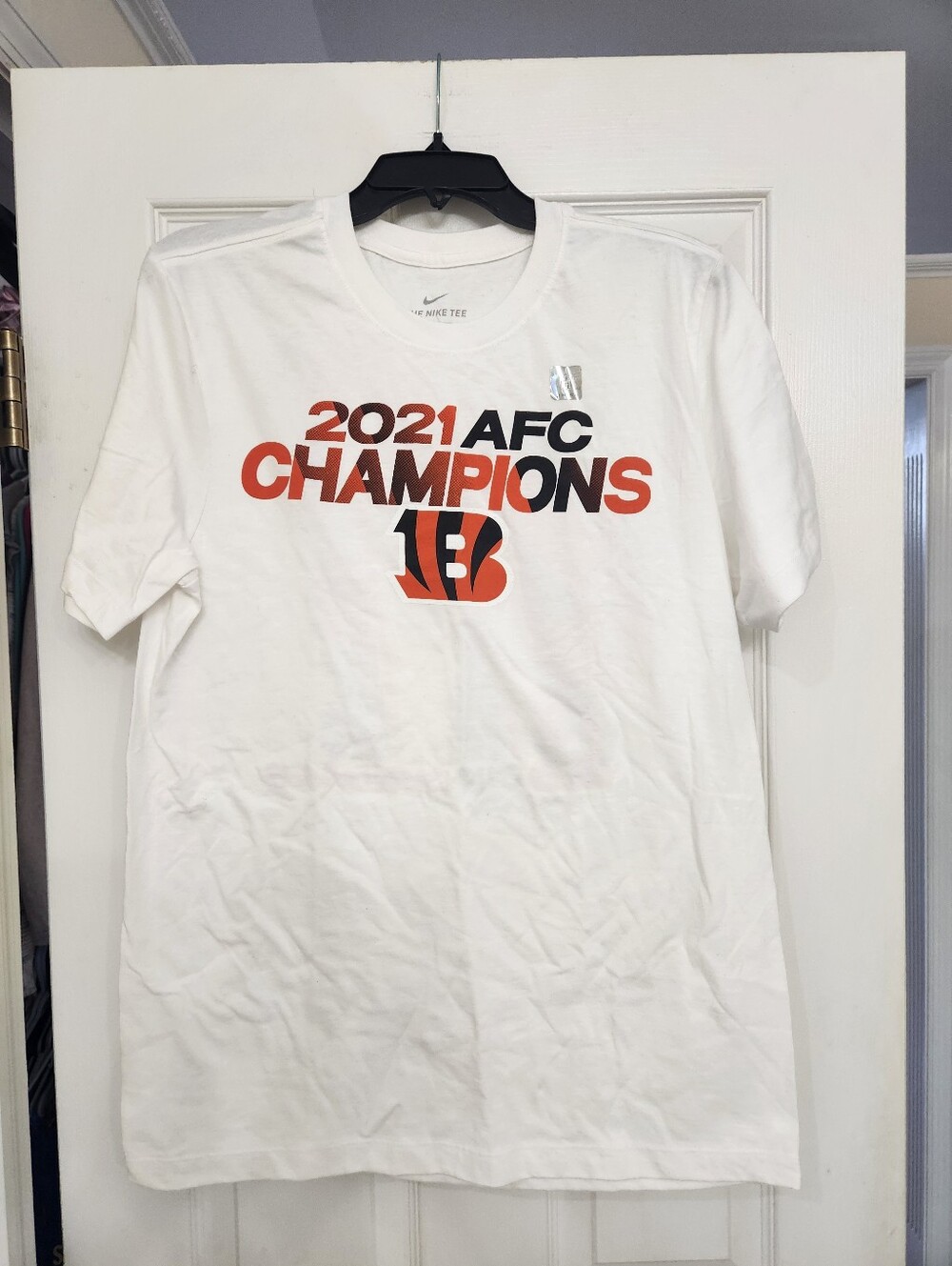 NWOT Nike 2021 AFC Champions Cincinnati Bengals Graphic Tee